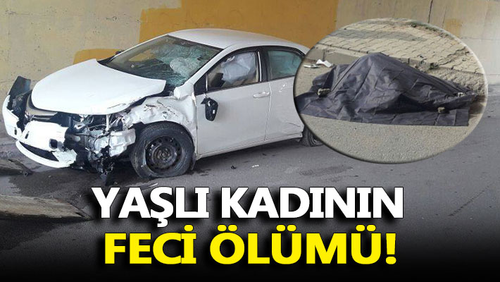 Otomobil ile duvar arasında sıkışan kadın can verdi!