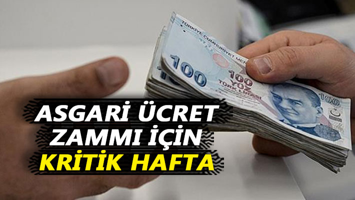 Asgari ücret zammı için kritik hafta