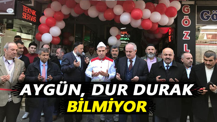 Aygün, dur durak bilmiyor