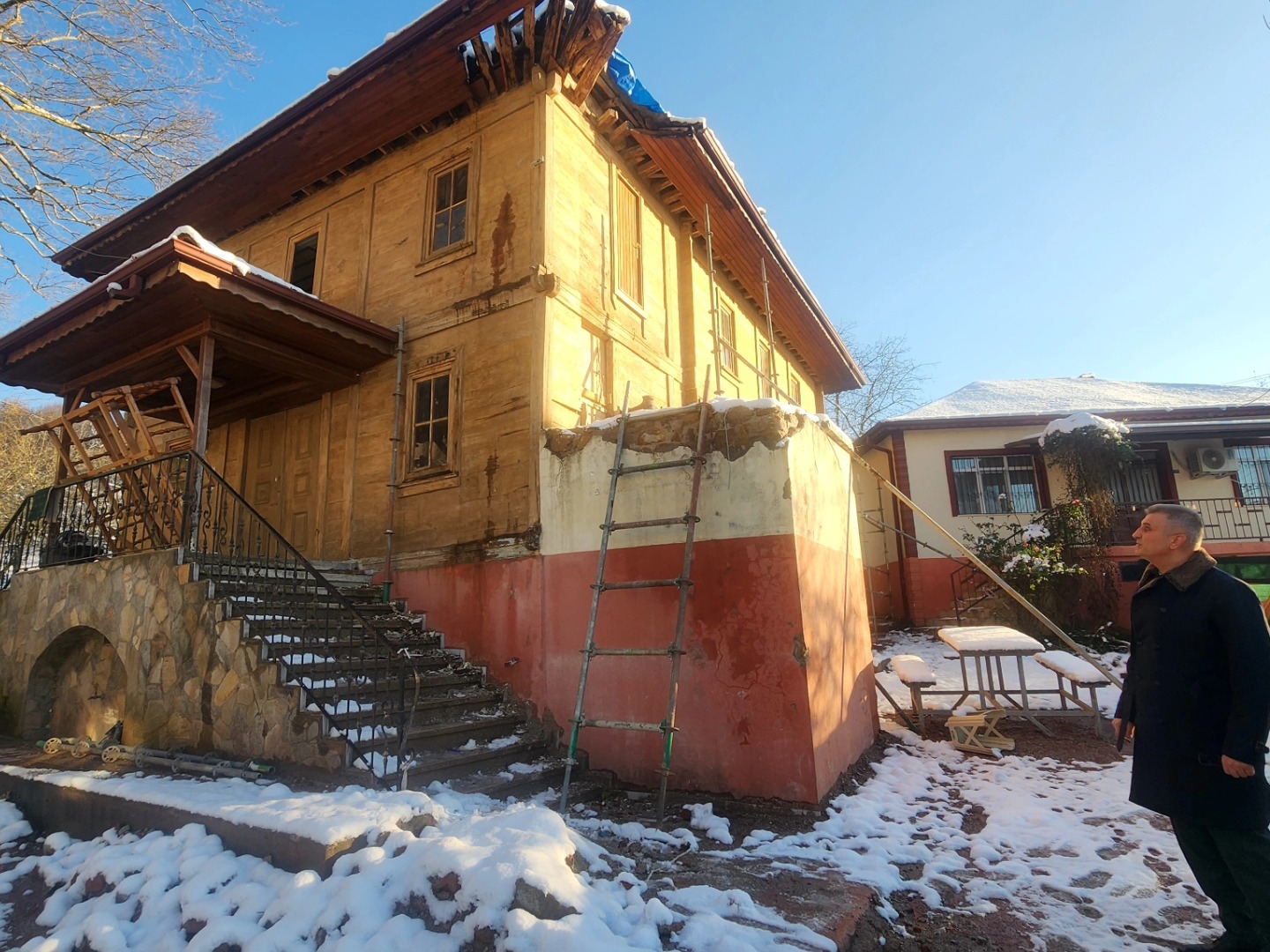 Gölcük'te Tarihi Nüzhetiye Camii Restorasyonu Sürüyor!