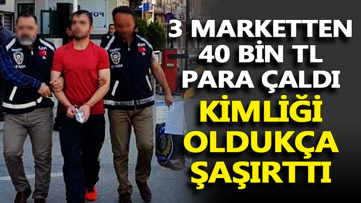 Market soyguncusunun kimliği oldukça şaşırttı