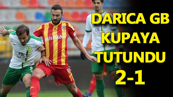 Darıca Gençlerbirliği kupaya tutundu