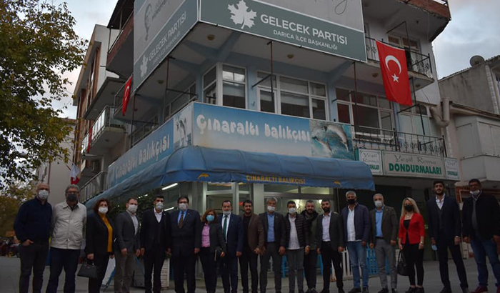 Gelecek Kocaeli’nin kurmayları Üç ilçe teşkilatını ziyaret etti