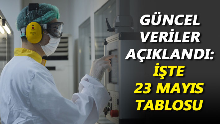 Güncel veriler açıklandı: İşte 23 Mayıs tablosu