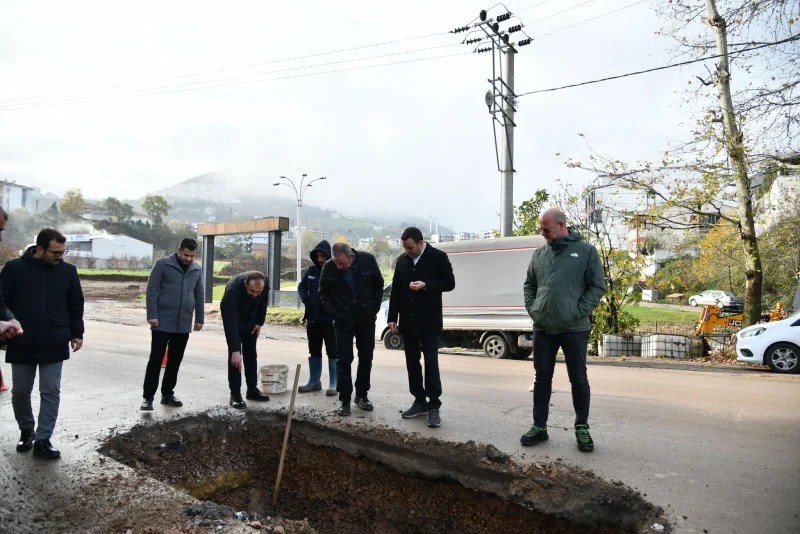 Başiskele’de Yol Çalışmaları Yakından Takip Ediliyor!