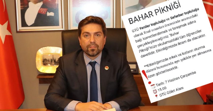 Haremlik selamlık pikniğe Sarı'dan tepki!