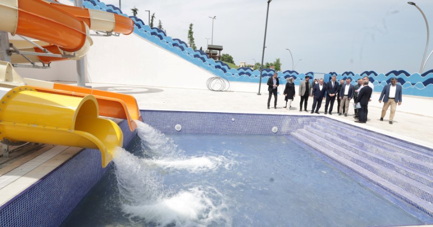 Gölcük Aquapark tamam sıra açılışta
