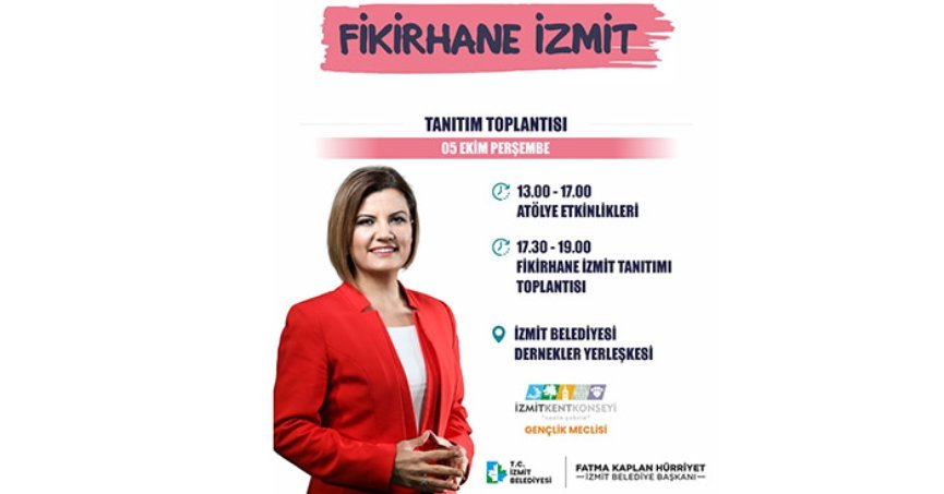 Fikirhane İzmit Projesinin lansmanı yarın gerçekleşecek