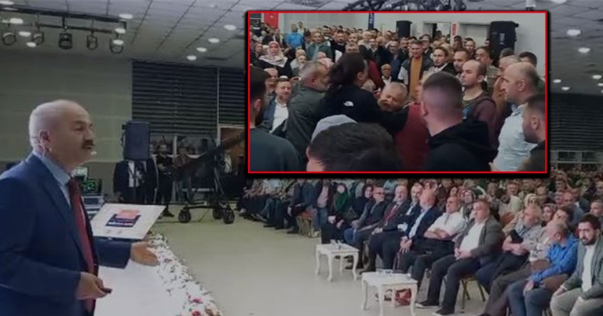 Başkan Büyükgöz’ü yuhalayıp salonu terk ettiler