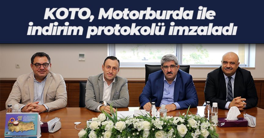 KOTO, Motorburda ile indirim protokolü imzaladı   