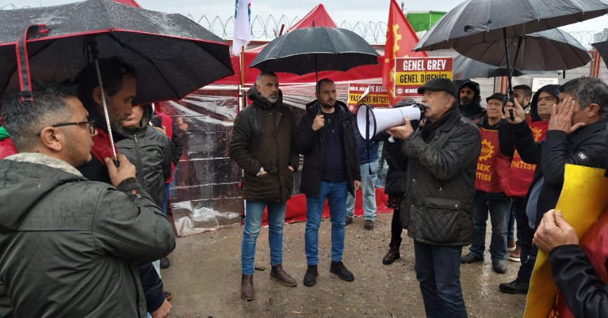 EMEP, metal işçilerini ziyaret etti: Birlikte mücadele edeceğiz!