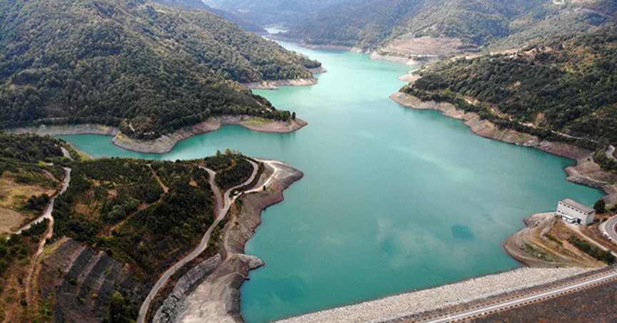 Yuvacık Barajı’nda su seviyesi düştü!