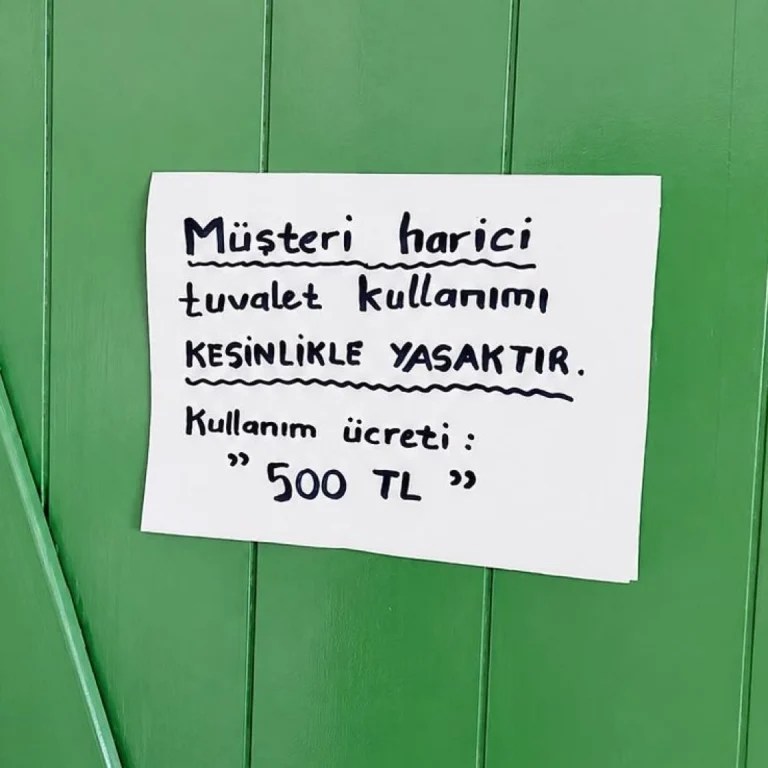 Akyaka’da tuvalet ücreti tartışma yarattı!