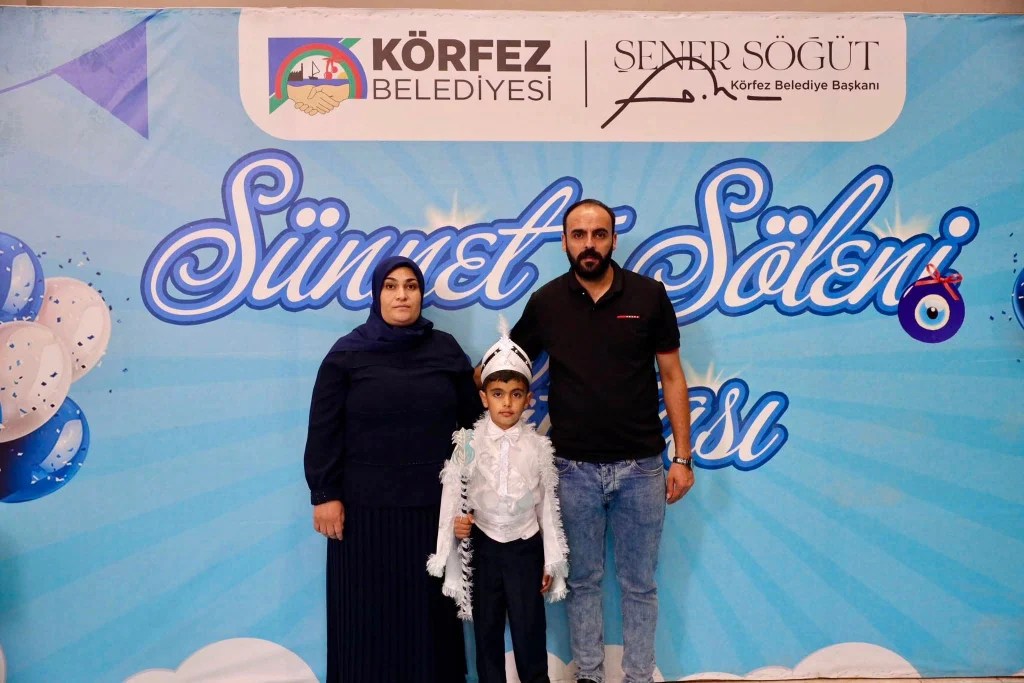 Körfez Belediyesi’nden 62 çocuğa sünnet şöleni!