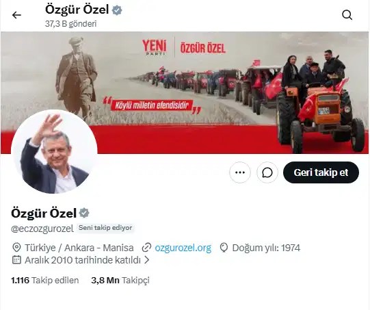 Özgür Özel istifa etti: YENİ Parti’nin kuruluş dilekçesini imzaladı