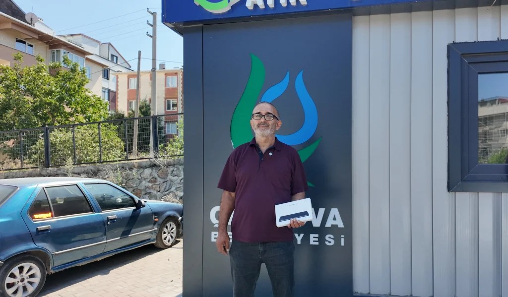 Çayırova’da geri dönüşümle bisiklet ve tablet kazandılar!