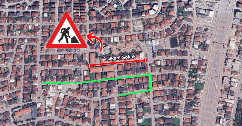 İzmit’te o cadde bugün trafiğe kapalı