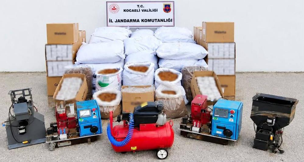 2 milyon 450 bin liralık tütün ve makaron ele geçirildi