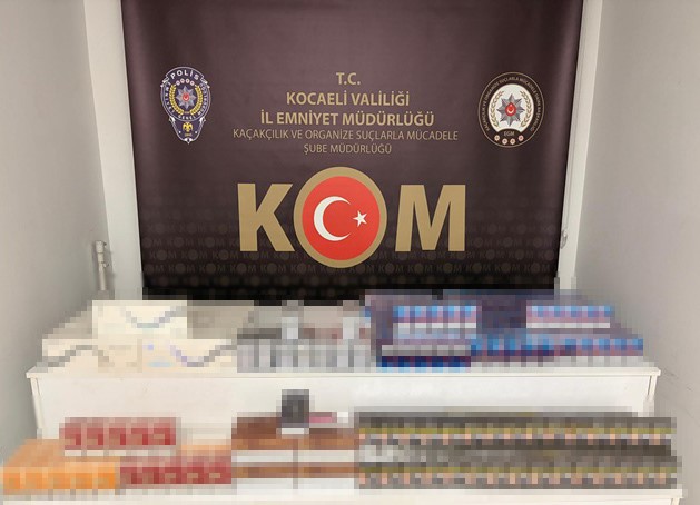 Bin 410 paket kaçak sigara ve 90 paket tütün ele geçirildi