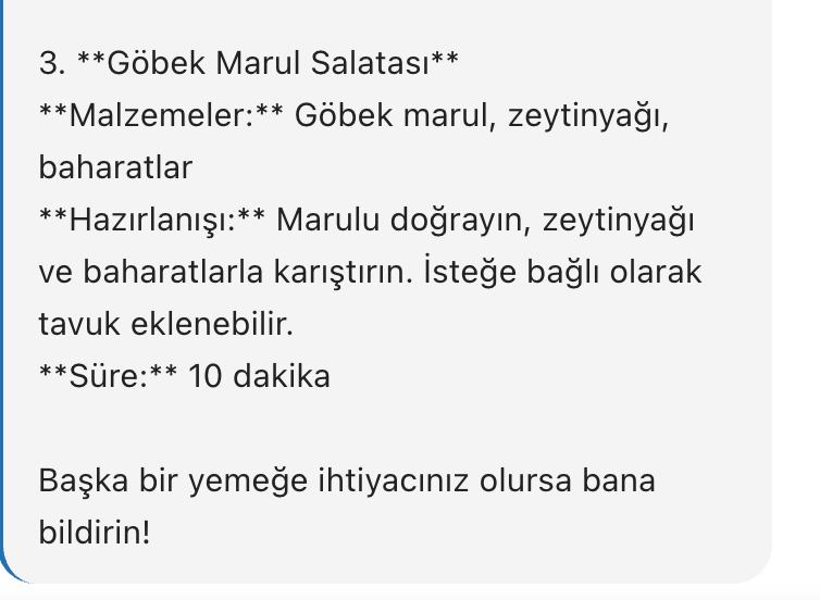 Göbek Marul Salatası tarifi: Malzemeleri, hazırlık aşaması ve süre bilgisiyle birlikte açıklanmış.
