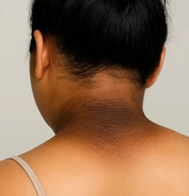 Acanthosis Nigricans: Deri Renk Değişimi Neden Olur?