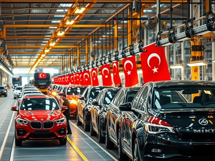 Türkiye 2024’te Otomobil Üretiminde Yeni Rekora Ulaştı