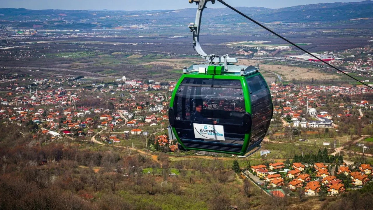 Duyduk duymadık demeyin! Kartepe teleferiği bayramda yüzde 50 indirimli!