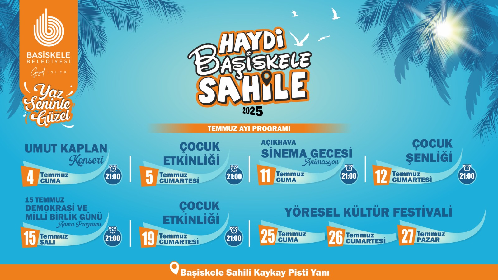 Başiskele Sahili Bu Yaz da Etkinliklerle Şenlenecek