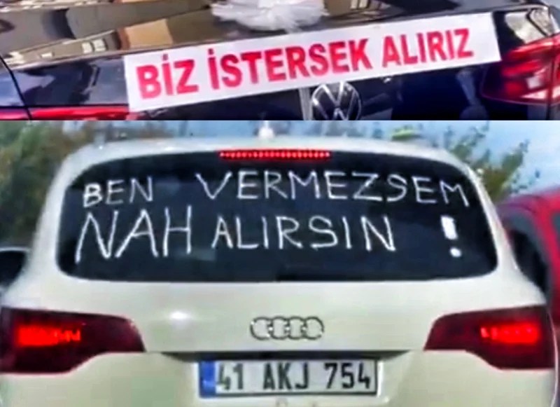 Kocaeli’de Düğün Konvoyunda Olay Kapak!