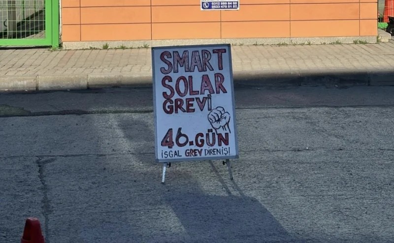 Gebze’de Smart Solar işçilerinin grevi 46. gününde!