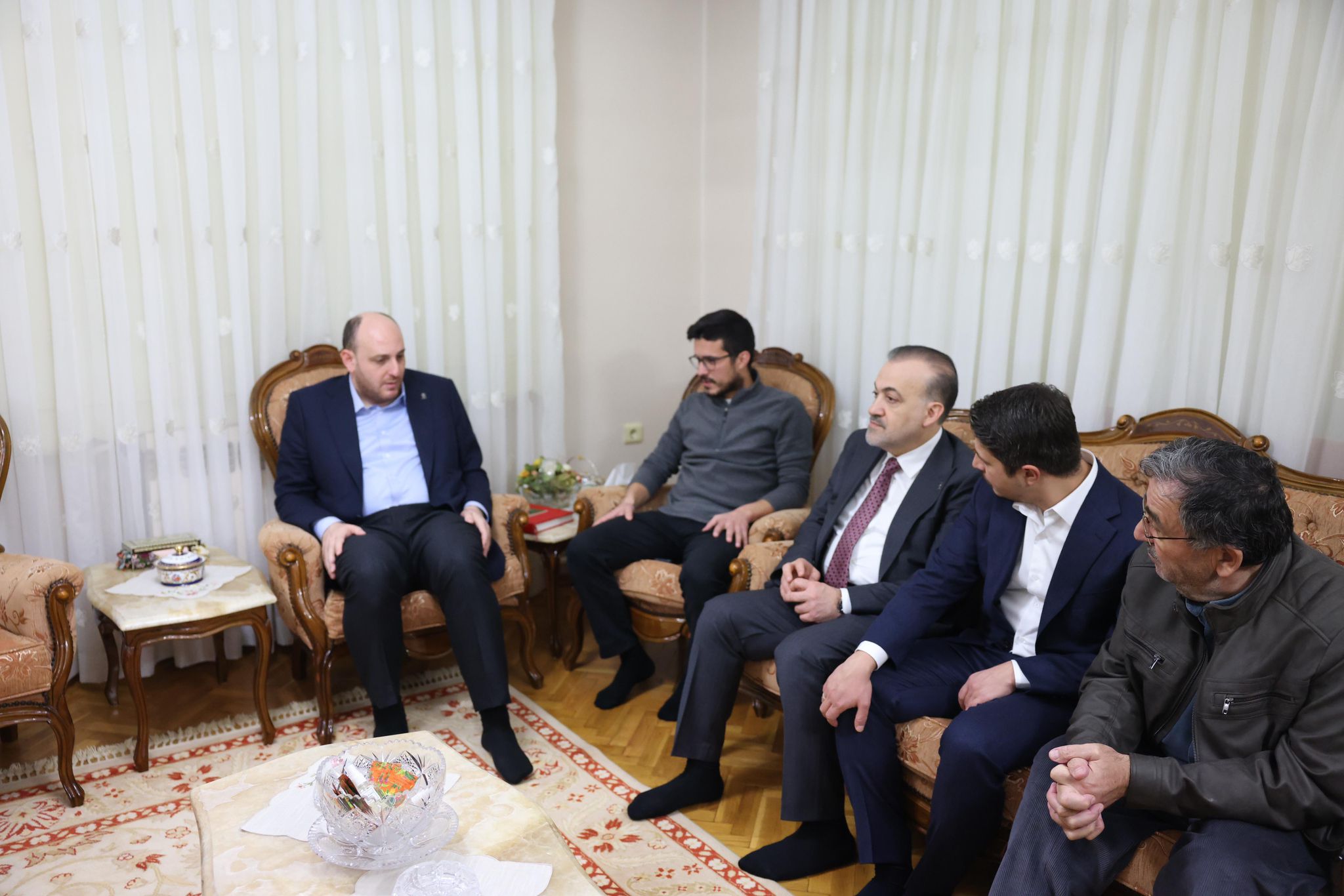 Ak Parti’den Haluk Ercan’a vefa ziyareti