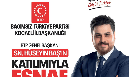 Hüseyin Baş Kocaeli’de esnafla buluşacak