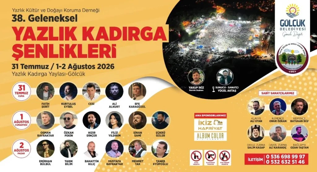 Kadırga Şenliği 31 Temmuz'da başlıyor!