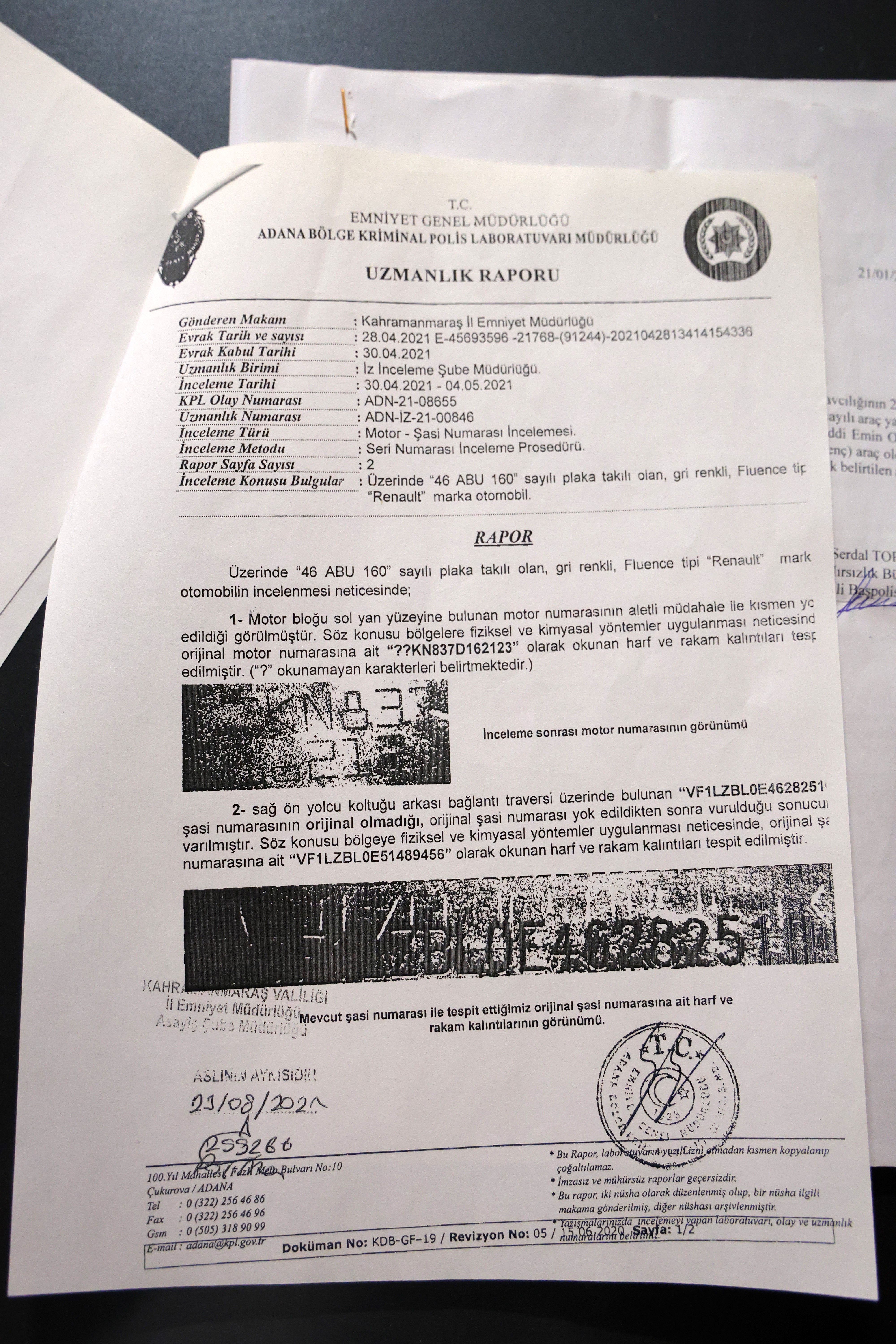 Çalıntı çıkan aracına 5 yıldır kavuşamadı!