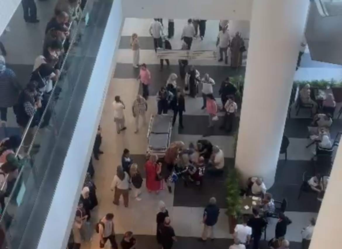 Kocaeli Şehir Hastanesinde korku dolu anlar