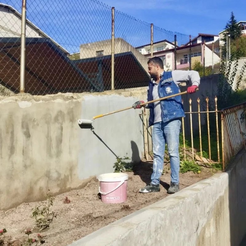 Körfez Belediyesi’nden okullara estetik dokunuş!