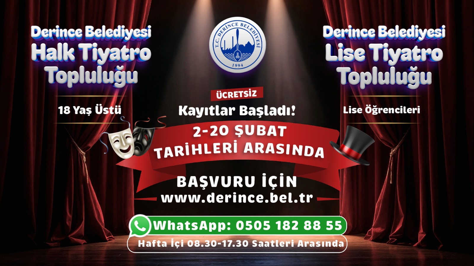 Derince’de Sahne Seni Bekliyor!