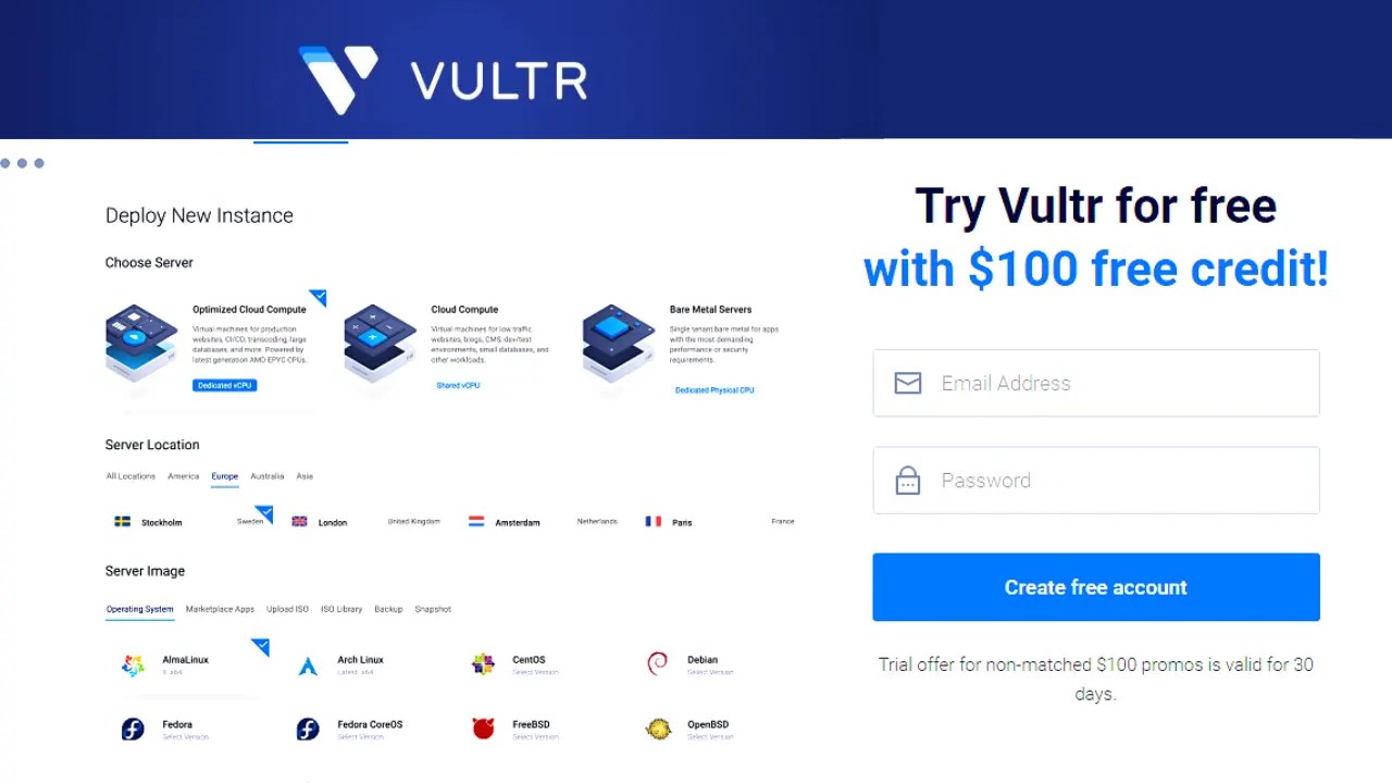 free VPS hosting providers