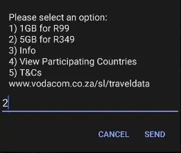 free 5GB Vodacom data
