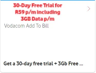 Vodacom 3GB Prime Video Data