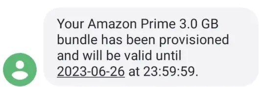 Vodacom 3GB Prime Video Data