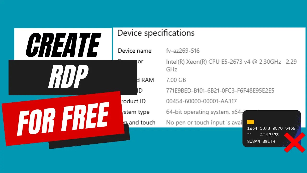 Free RDP Using GitHub