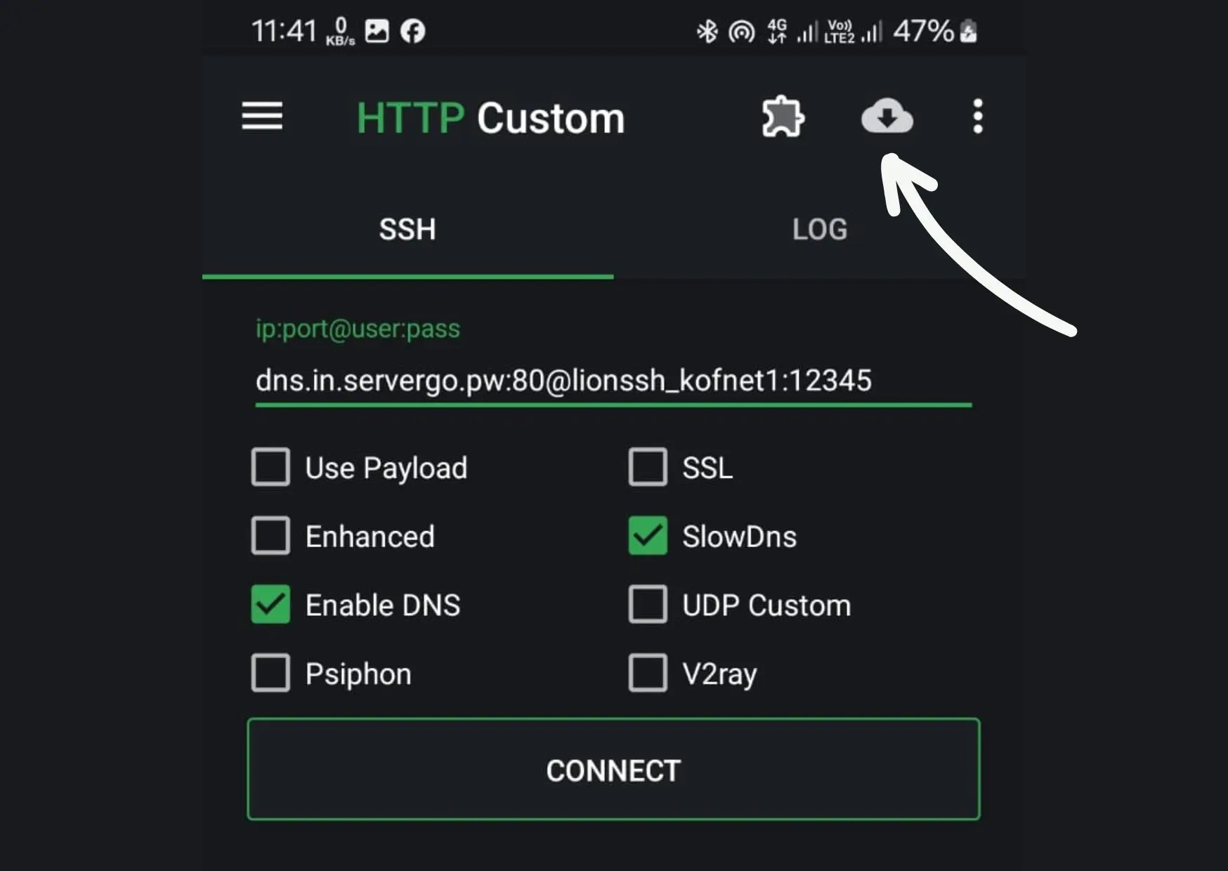 Slow DNS on HTTP Custom