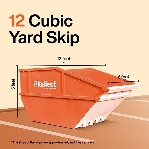 14 yard skip