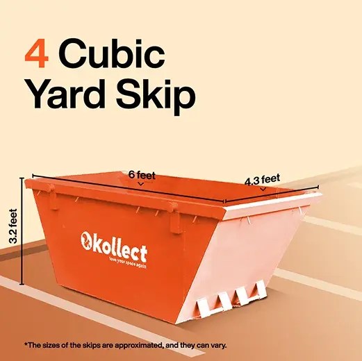4 yard skip