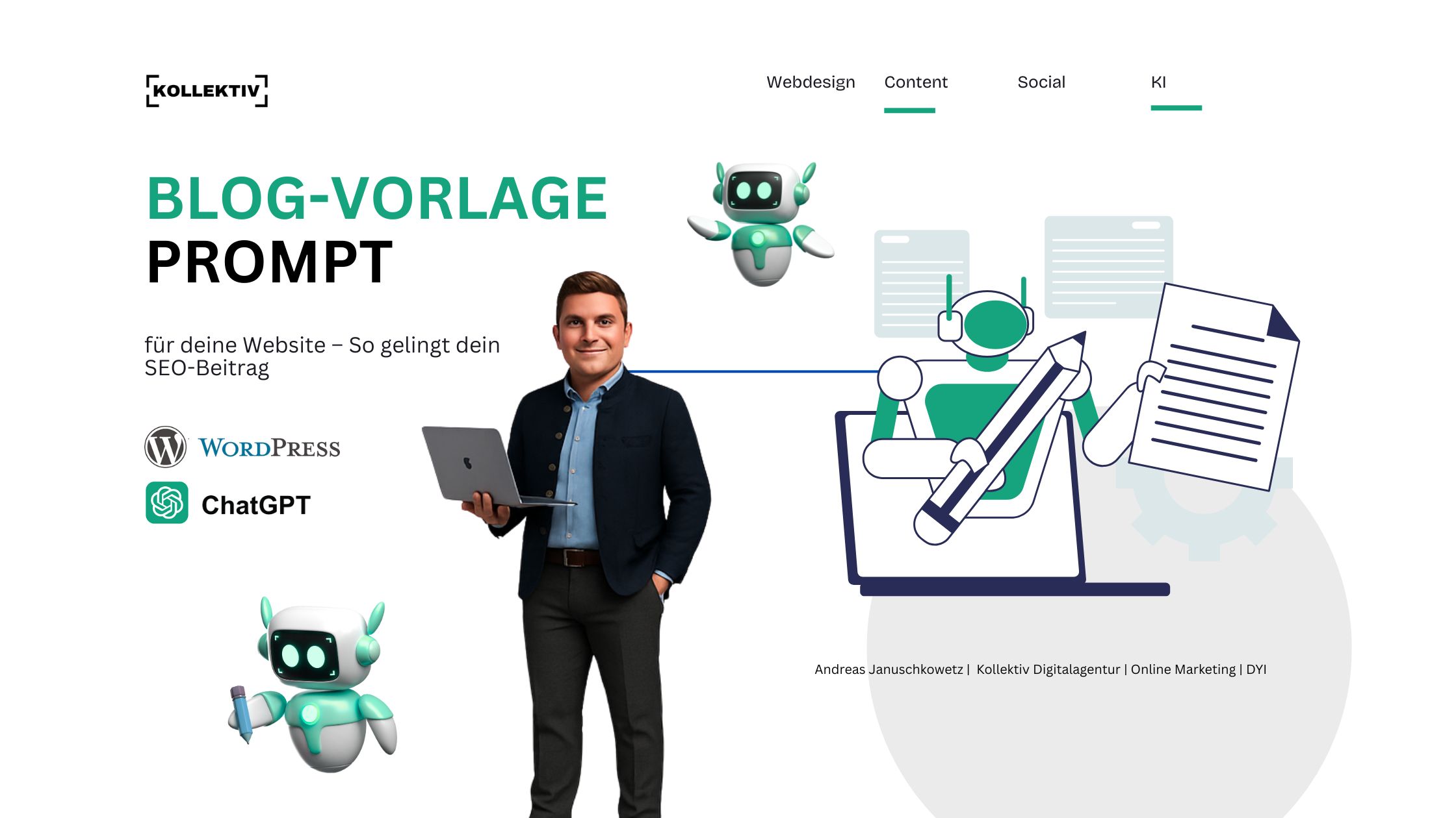 Blog-Vorlage Prompt für deine Website – SEO-optimierte Blogbeiträge