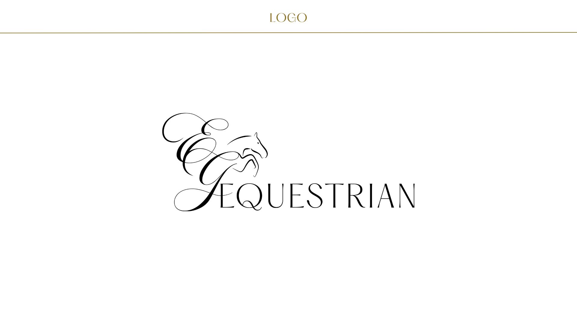 EG Equestrian logo charte graphique