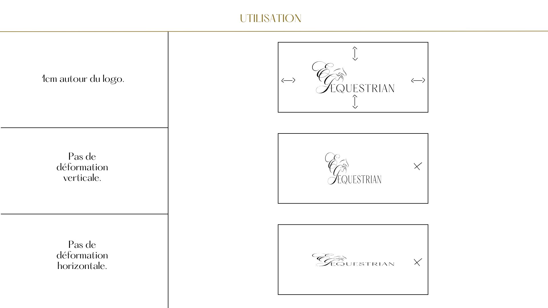 EG Equestrian logo charte graphique