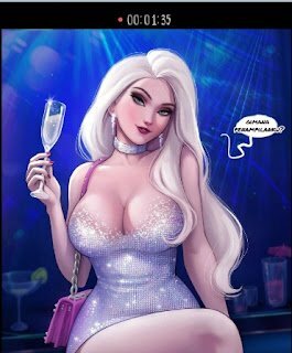 Milftoon Party Elsa