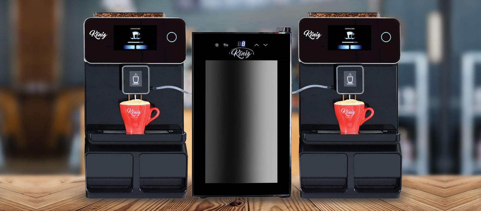 Coffee machine rental illustration for businesses